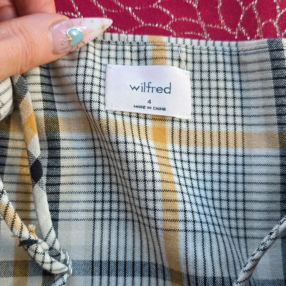 Wilfred Plaid Dress - Picture 3 of 6